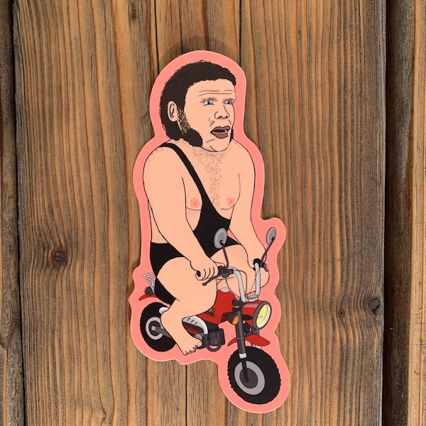 5" Minibike Giant (pink) Vinyl Sticker