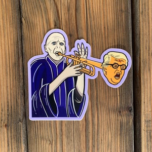 5&quot;  Dark Lord Trumpeter Vinyl Sticker