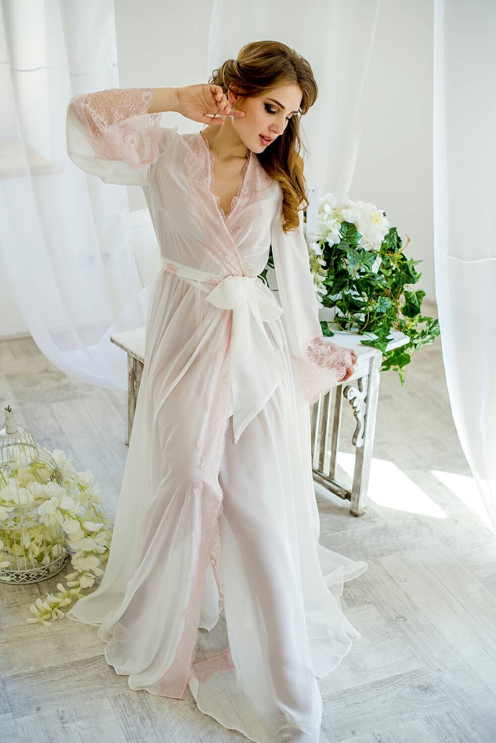 bride robe in store