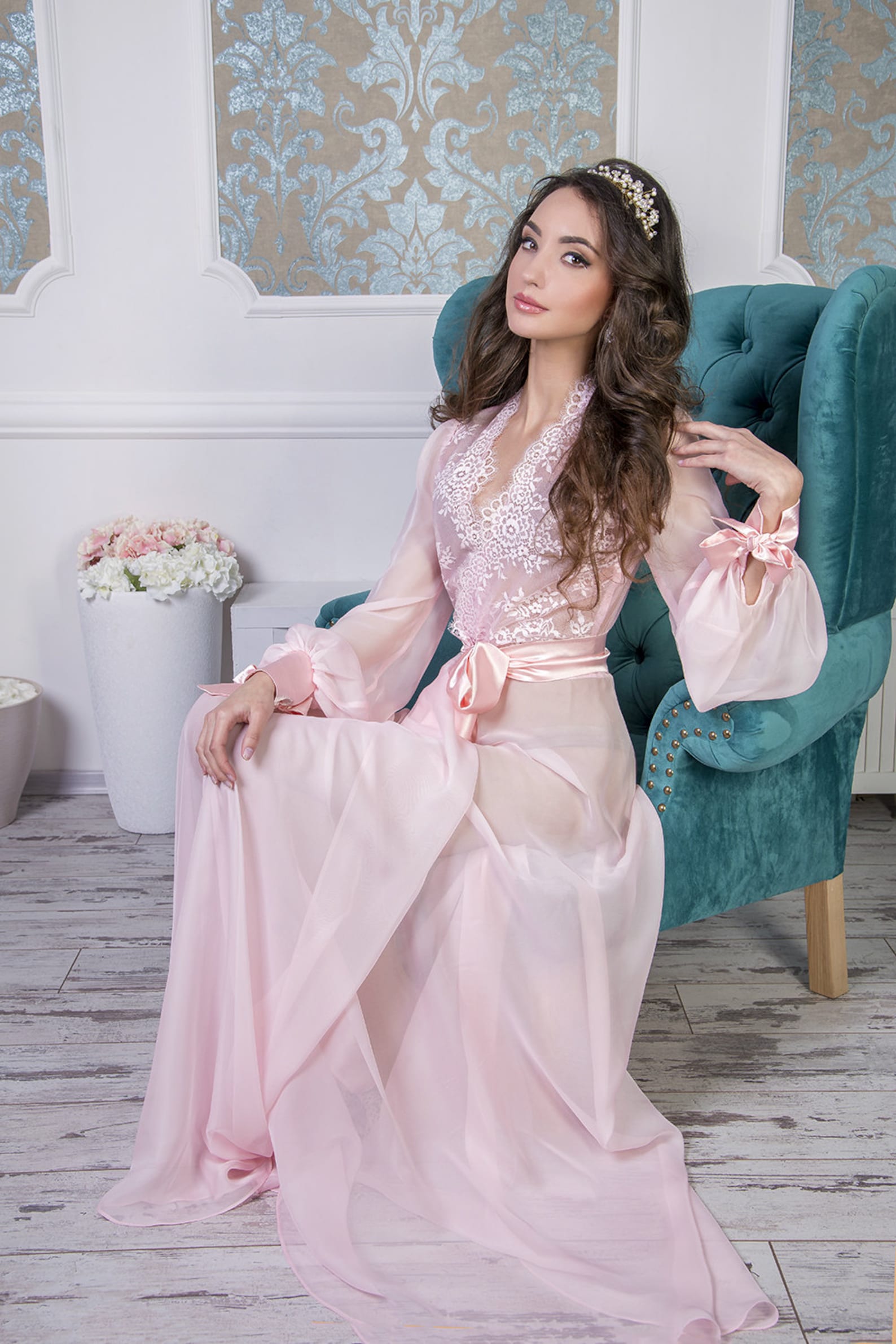 Bridal Robe Style 1608R Wedding Robe Bridal Lingerie Womens Etsy