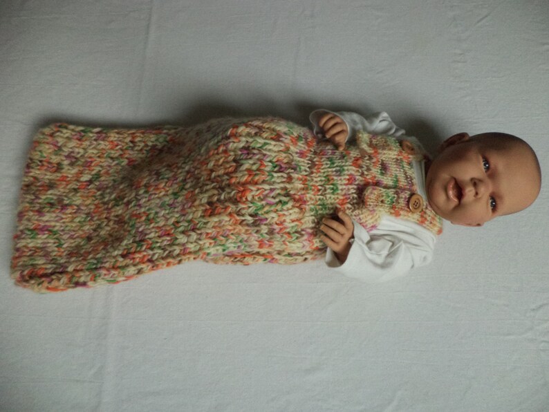 Baby Sleeping Bag Cocoon Knitted Pure Wool Merino