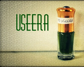 77 Useera - Cucumber, Cardamom & Rose - Refreshing Natural Attar / Perfume Oil