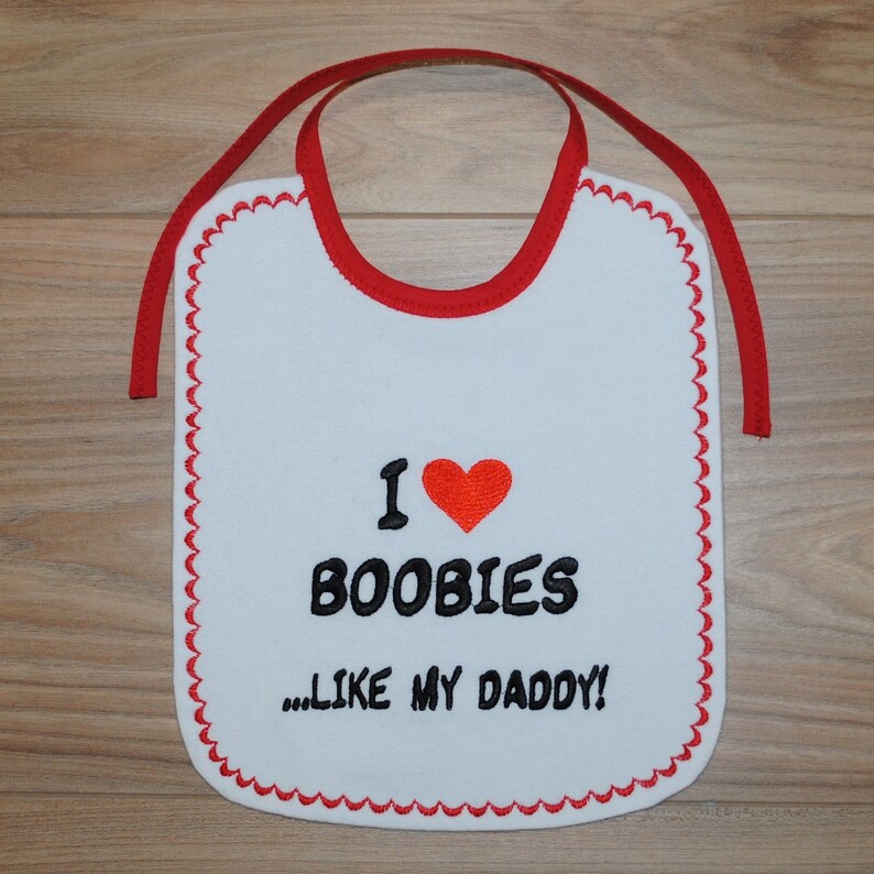 funny baby bib