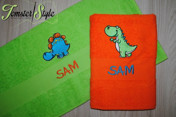 dinosaur beach towel