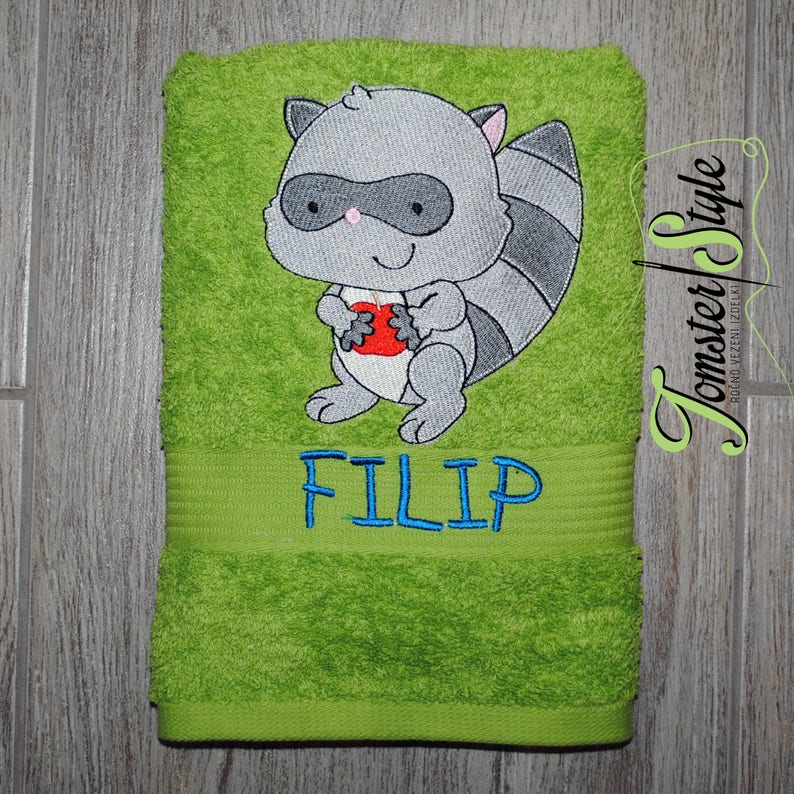 Personalisierte Badetuch TIERE Gesticktes Handtuch Bad Etsy