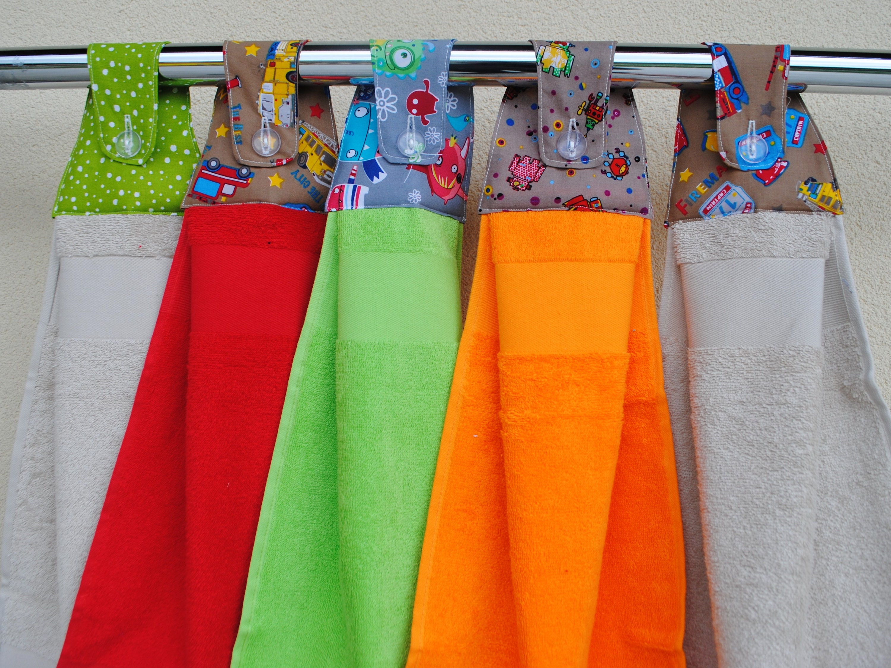 Custom Tea Towel Blue Geode  Gifts Under 15! Hanging Tea Towel with Snaps