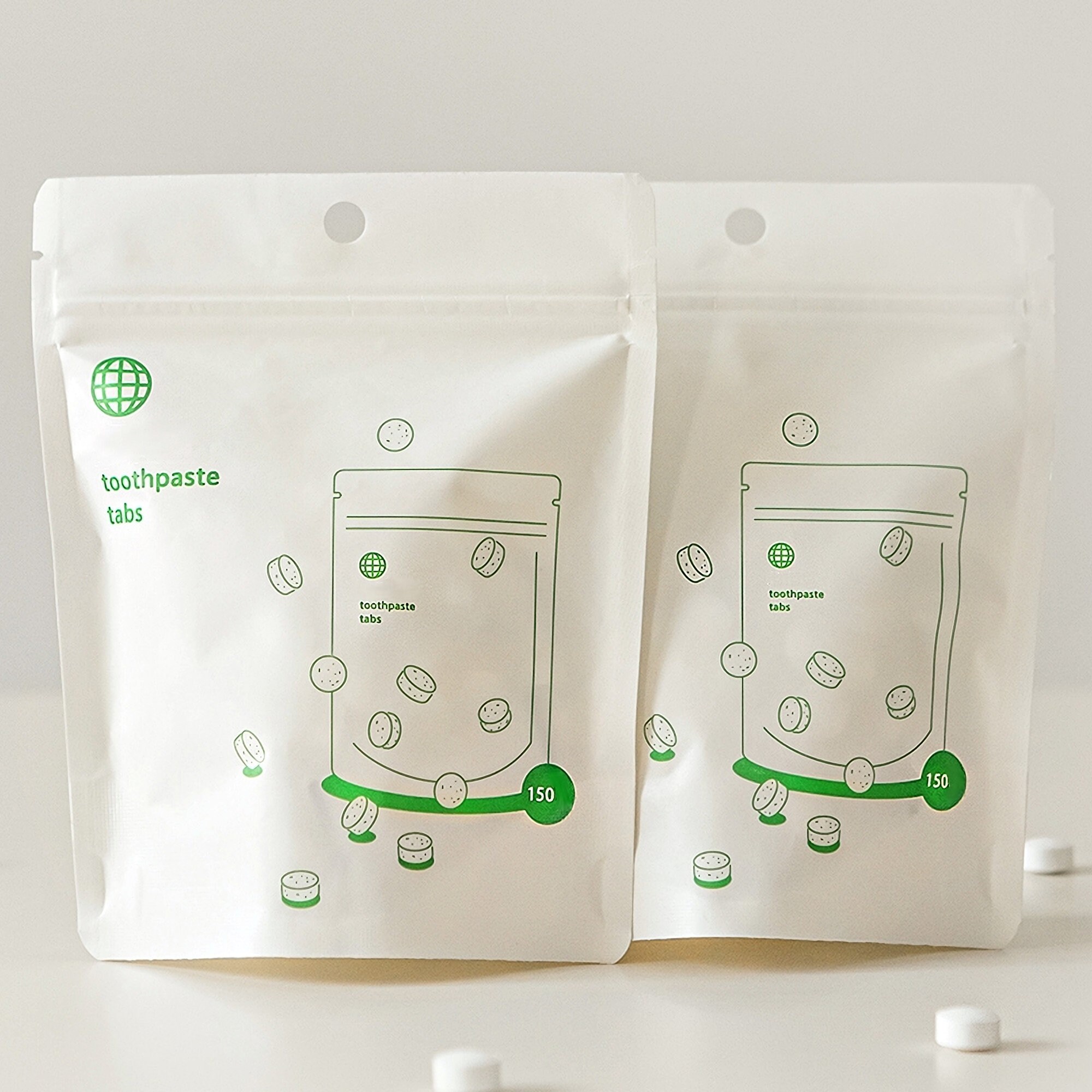 Toothpaste Tablet for Camping Travel 100 Natural Vegan Etsy