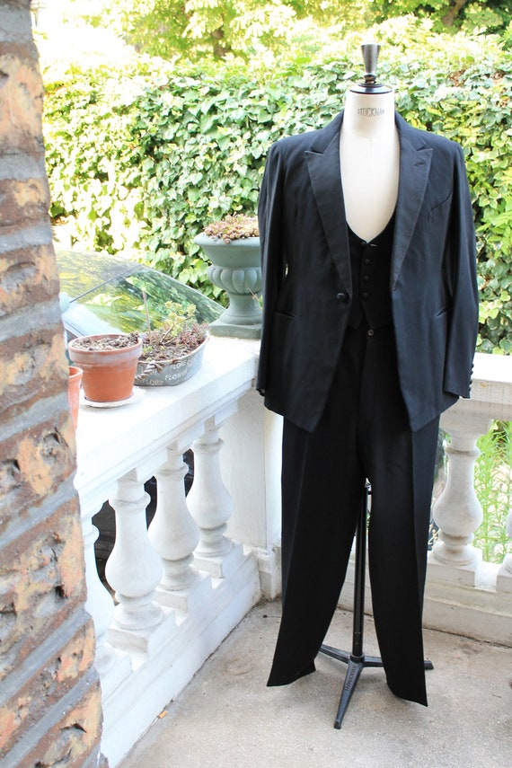 Black Tuxedo 1930 smocking 1930 - L.Catalifaud Lim