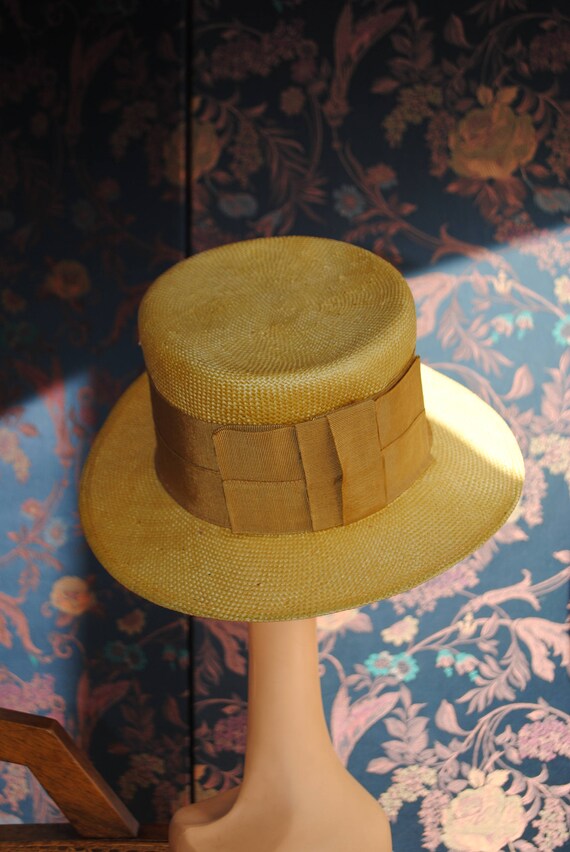 Straw Boater mixed synthetic - size 56 - image 4