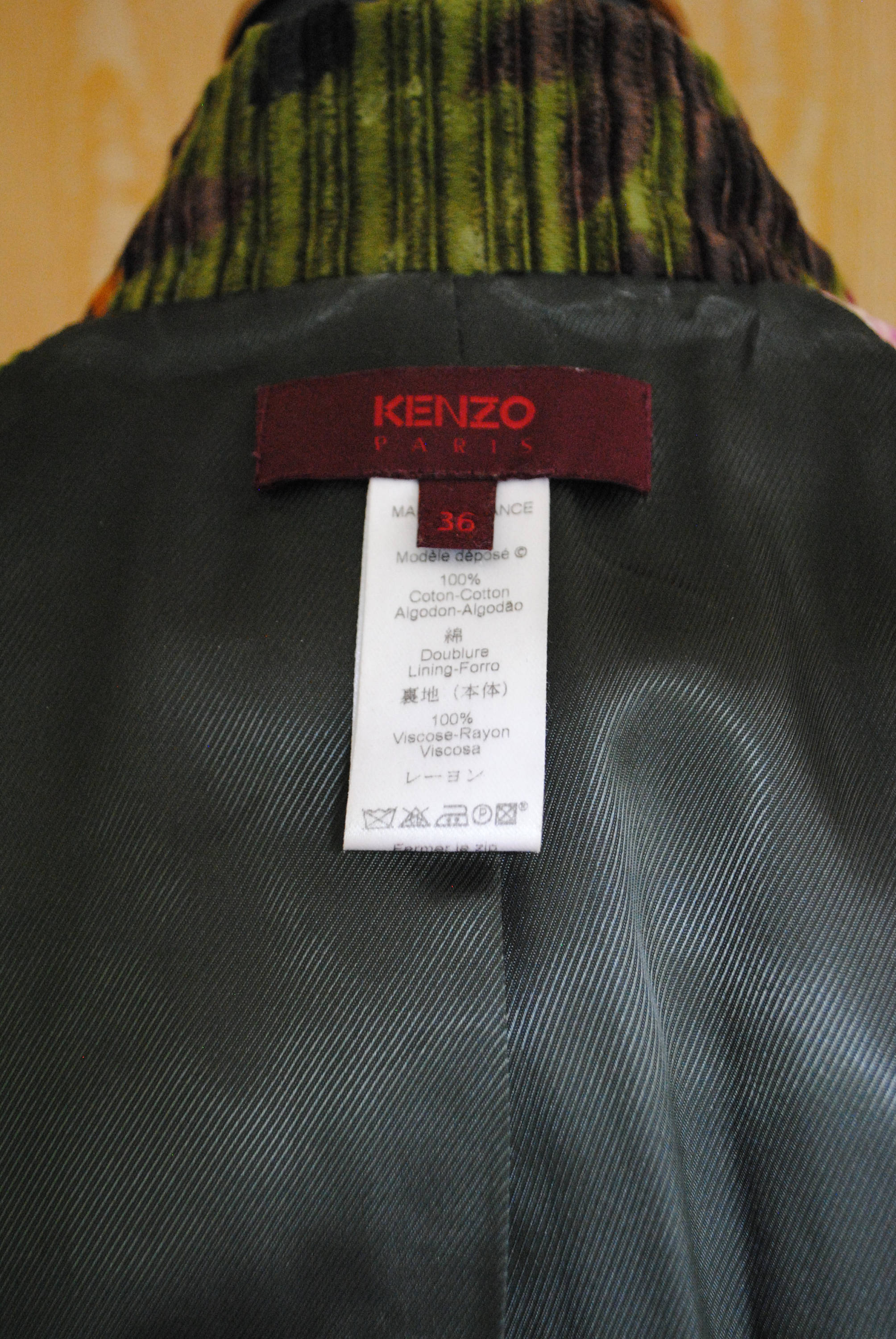 Kenzo jacket size 36 1990 | Etsy