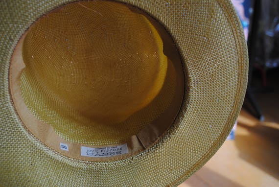 Straw Boater mixed synthetic - size 56 - image 7