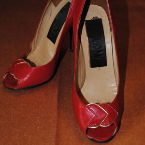 Red 1950's shoes size: 35 image 4
