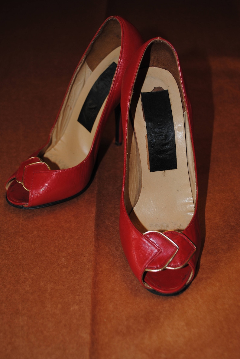 Red 1950's shoes size: 35 image 4