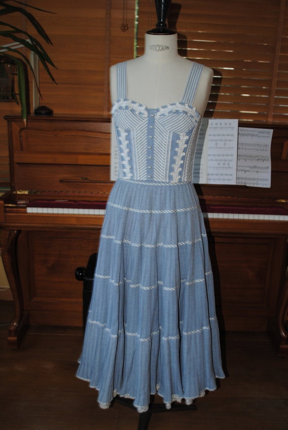 Skirt and corset 1980