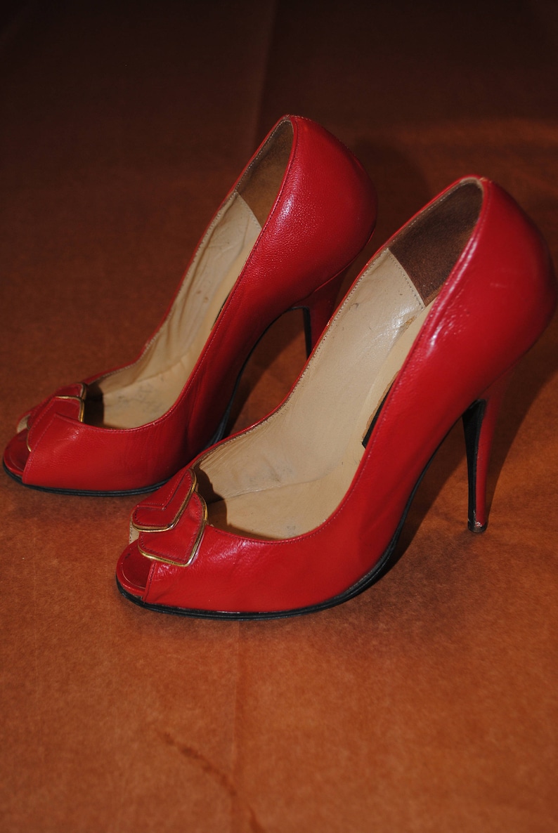 Red 1950's shoes size: 35 image 1