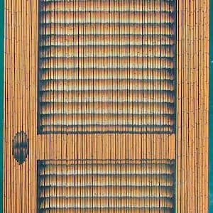 ABeadedCurtain Real 125 Strands 4000 Bamboo Beads Louver Door Beaded Curtain 38% More Strands Handmade (+Hanging Hardware)