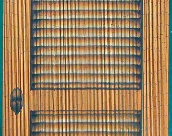 ABeadedCurtain Real 125 Strands 4000 Bamboo Beads Louver Door Beaded Curtain 38% More Strands Handmade (+Hanging Hardware)