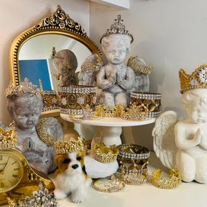 Adorable Tiny Tiaras for your Trinkets, mini crowns to place on your accessories for a little bling and dressing up