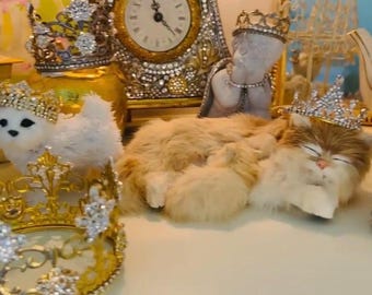 Adorable Tiny Tiaras for your Trinkets, mini crowns to place on your accessories for a little bling and dressing up