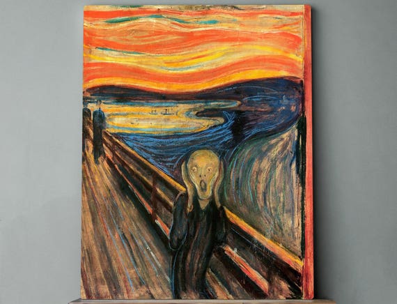 The Scream Edvard Munch The Scream Edvard Munch Edvard | Etsy