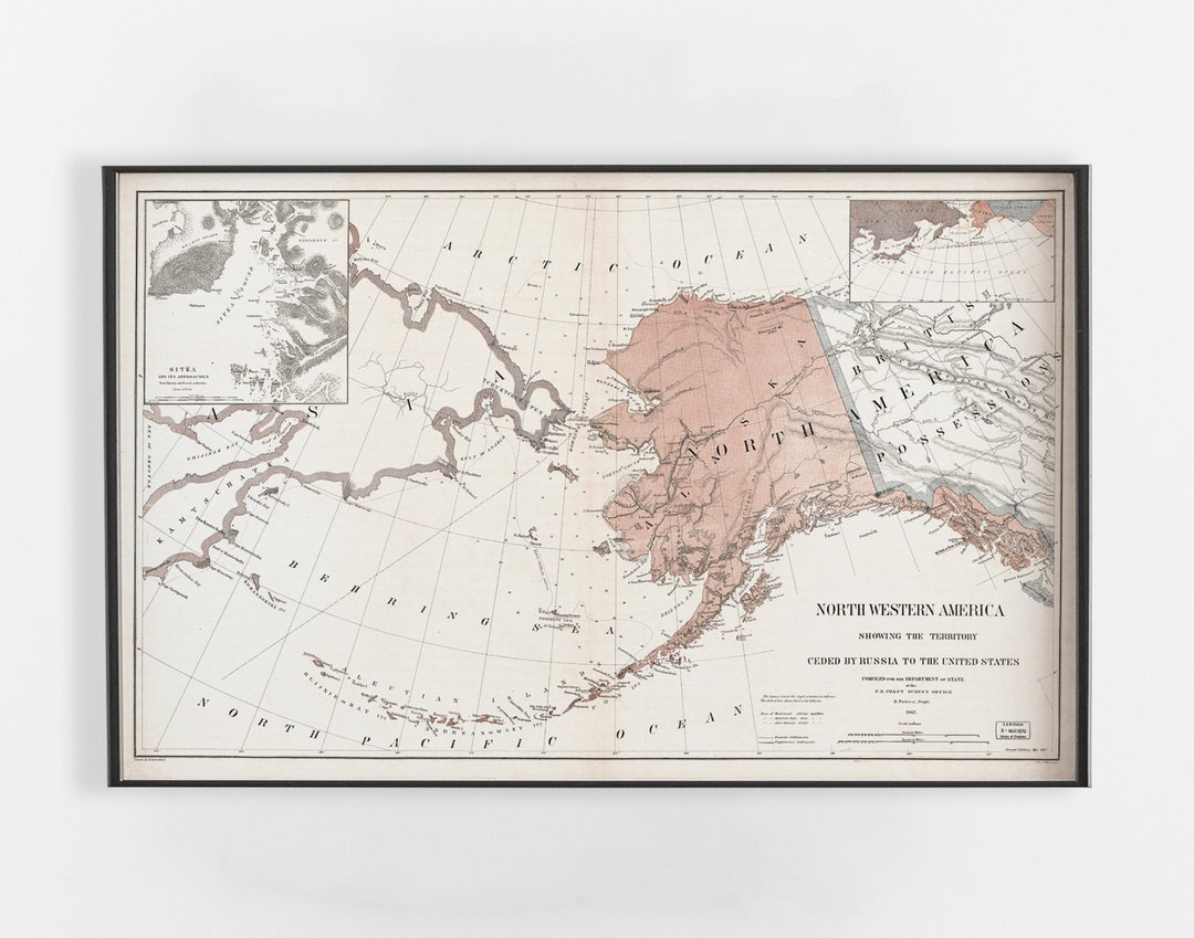 Alaska Poster, Alaska, Alaska Decor, Alaska Art, Alaska Gift, Alaska