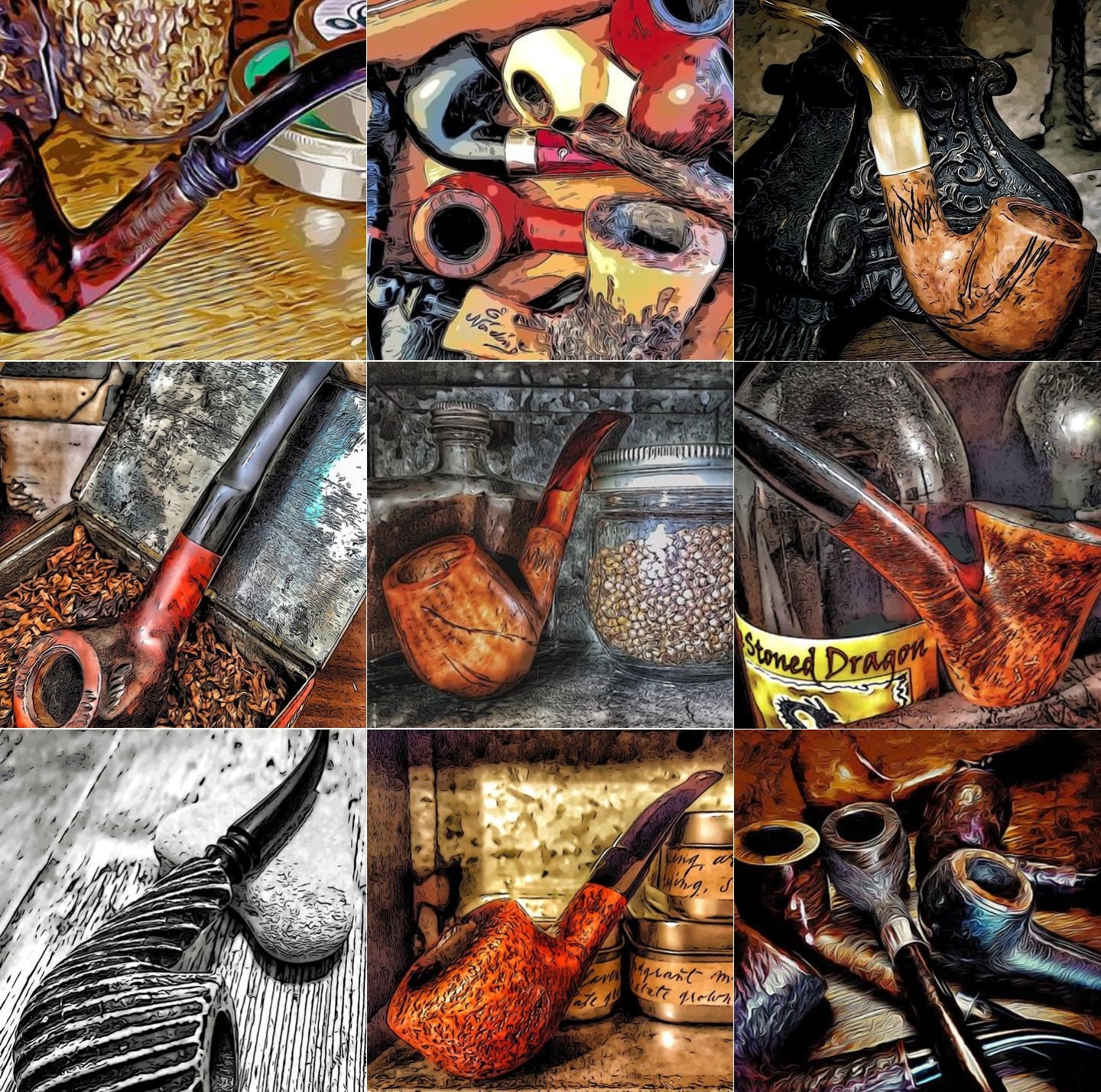 Pipe Artist Pipe Art - Etsy