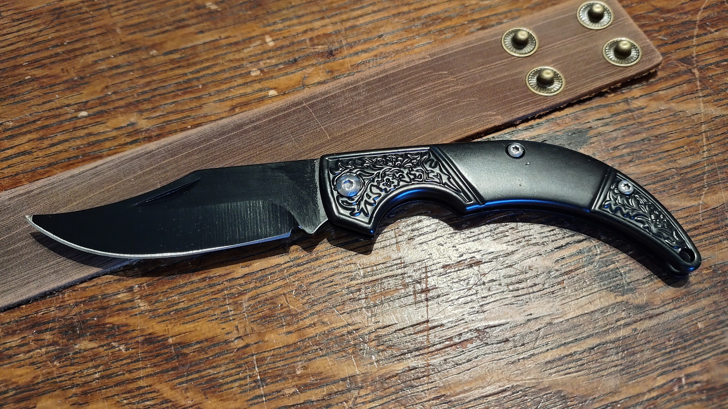 tobacco cutting knife Black Tobacco Cutting Knife