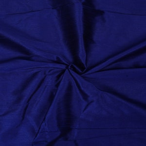 Navy Blue Dupioni Silk Fabric Craft Sewing By The Yard 44" Wide, Indian Dupioni Silk Wedding Dress making Fabric Furnishing Fabric