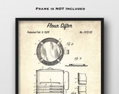 Kitchen Decor Kitchen Patent Posters Kitchen Wall Art Flour Sifter Patent Print Set of 3 Cooking Gift Vintage Kitchen Utensil
