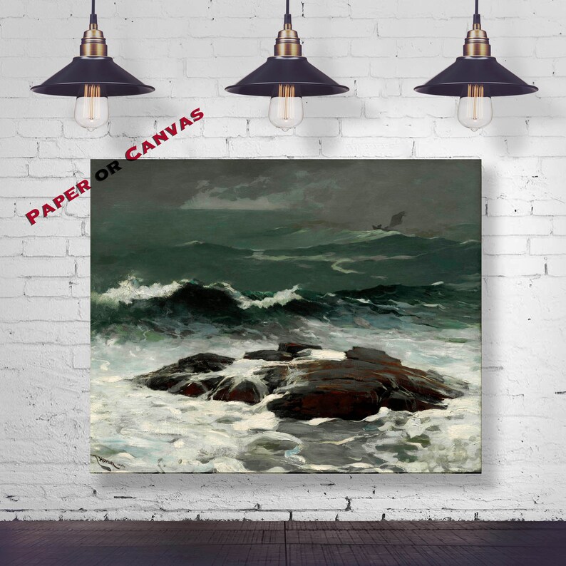 Summer Squall by Winslow Homer 1904 Reproduction Art Print