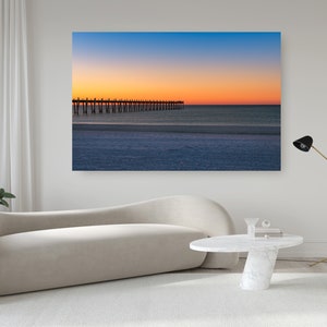 Pensacola Beach Sunrise, Pensacola Beach Pier, Pensacola Beach Canvas, Pensacola Beach Art, Pensacola Beach, Florida Sunrise, Beach Sunrise