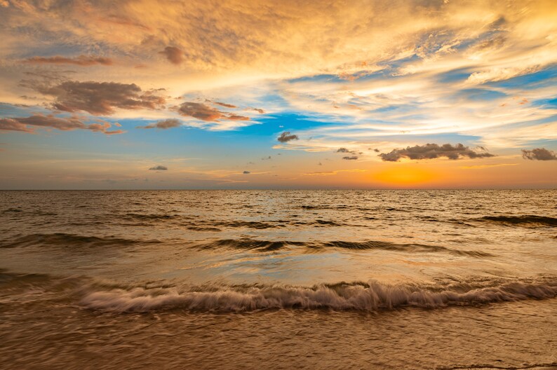 Naples Florida Pier Canvas Wall Art – 20x40 Inch Framed Painting For Living Room, Kitchen, Office