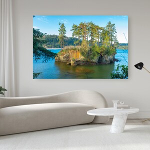 Tongue Point Washington Canvas Print – Salt Creek Beach & Marine Life Tide Pools, Rocky Coastal Landscape Photography