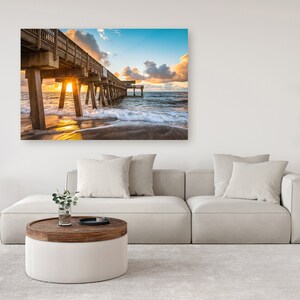 Tybee Island Pier Print – Georgia Coastal Wall Art, Tybee Island Beach Photography
