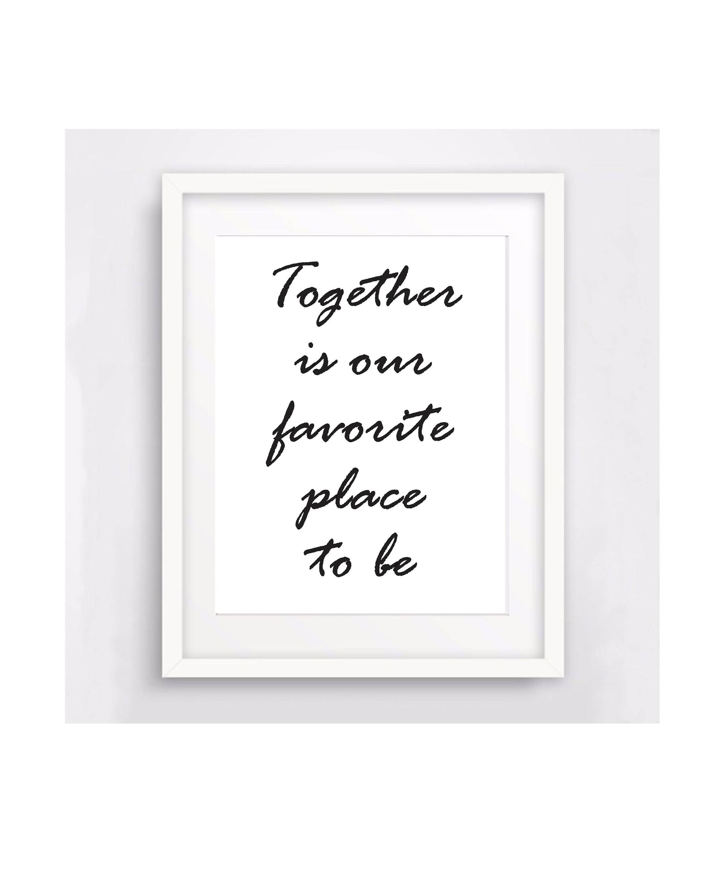 6 Designs Printable Wall Art Set of 6 Digital Prints Love Set | Etsy
