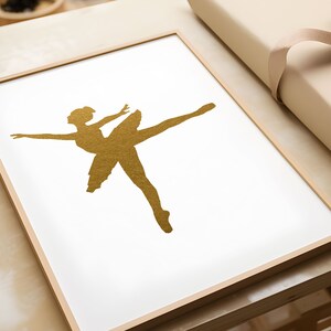 Ballerina printable poster Digital Prints nursery wall art, printable prints