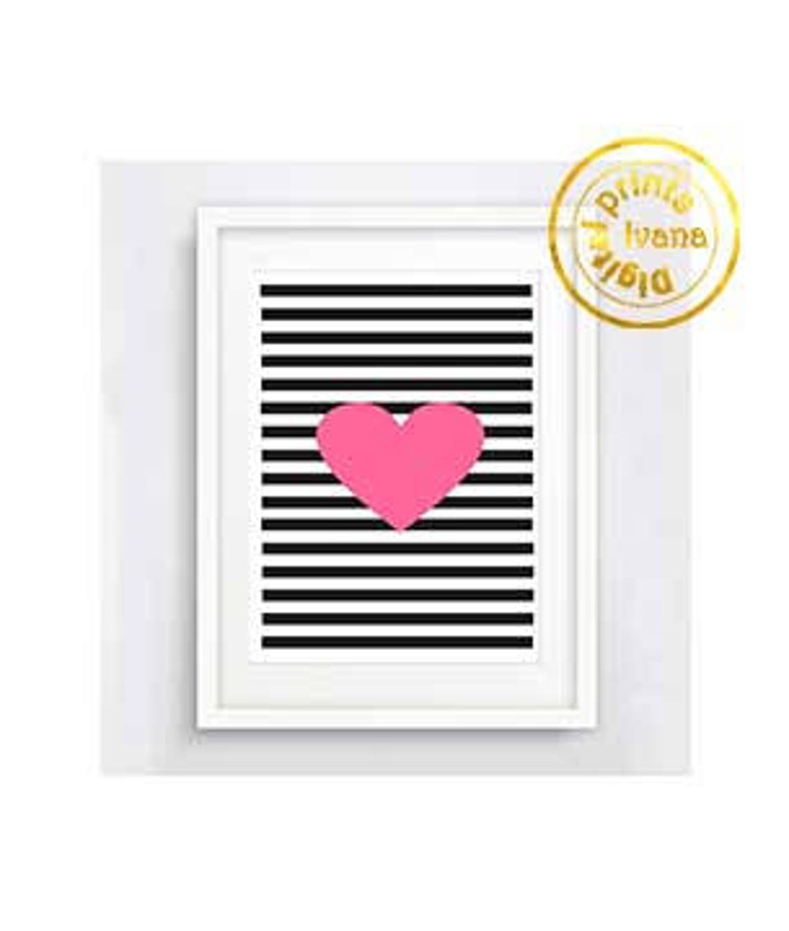 6 Designs Printable Wall Art Set of 6 Digital Prints Love Set | Etsy