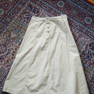 45RPM& Khaki Skirt Button down Tie Side Made in Japan Size 1