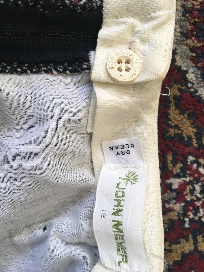 John Meyer of Norwich Trousers 60s 70s Talon Zipper Size 12 Etsy