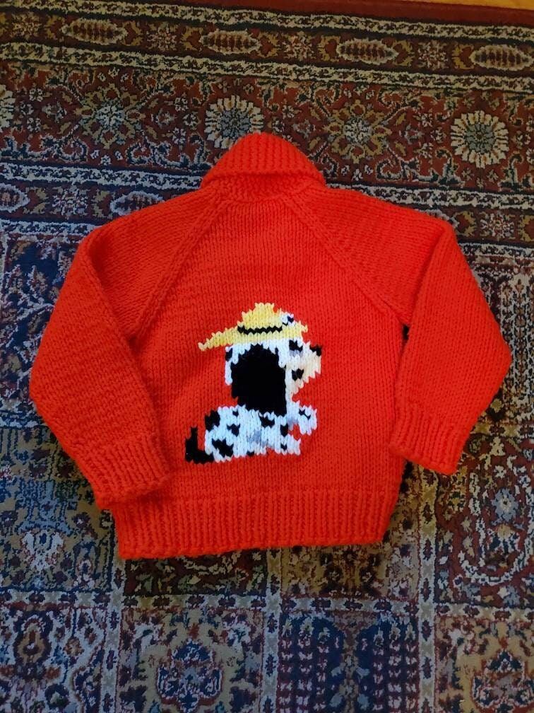 Red Cowichan - Etsy