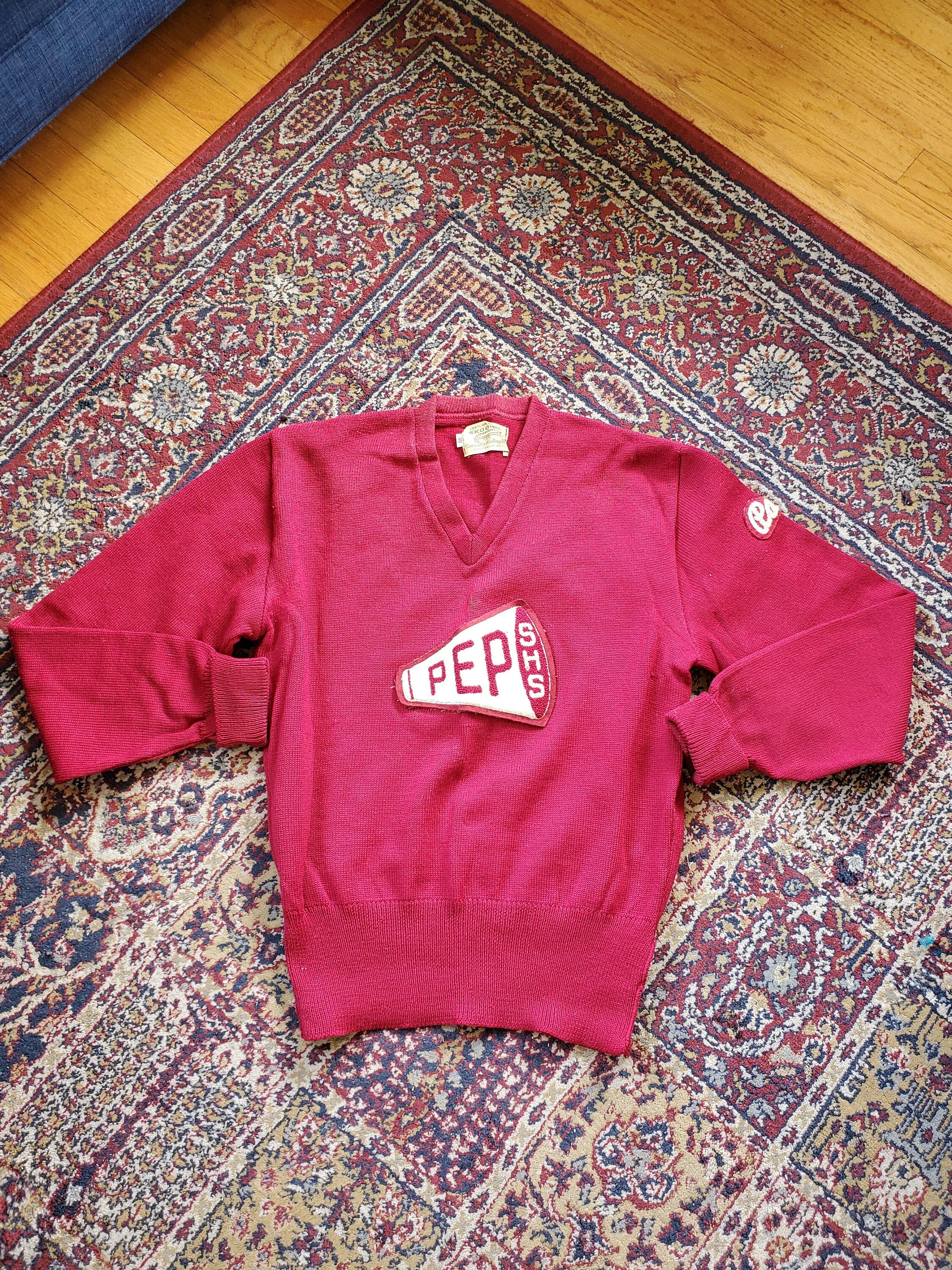 トップス ONE FIFTH/MY VINTAGE COLLEGE KNIT 1952 Michigan Knit Sweater – University Vintage, LLC