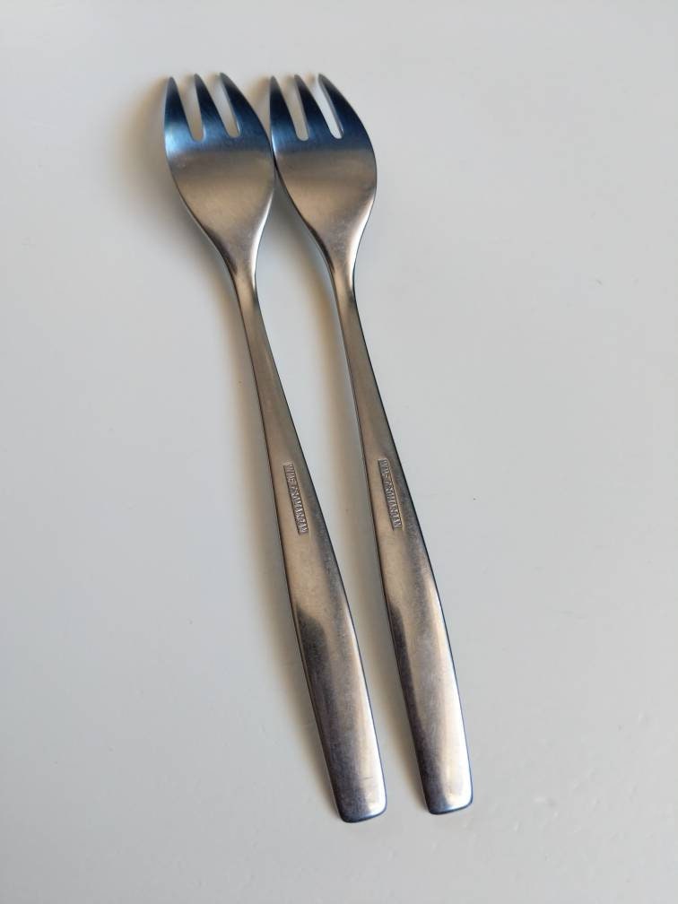 Vintage WMF Cromargan Germany FRANKFURT Pastry Forks Set of Two - Etsy