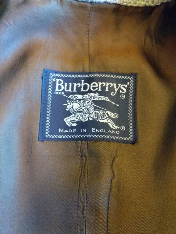 Vintage 80s Burberrys Prorsum Irish Tweed Coat Belted… - Gem Vintage 80s Burberrys Prorsum Irish Tweed Coat Belted… - Gem
