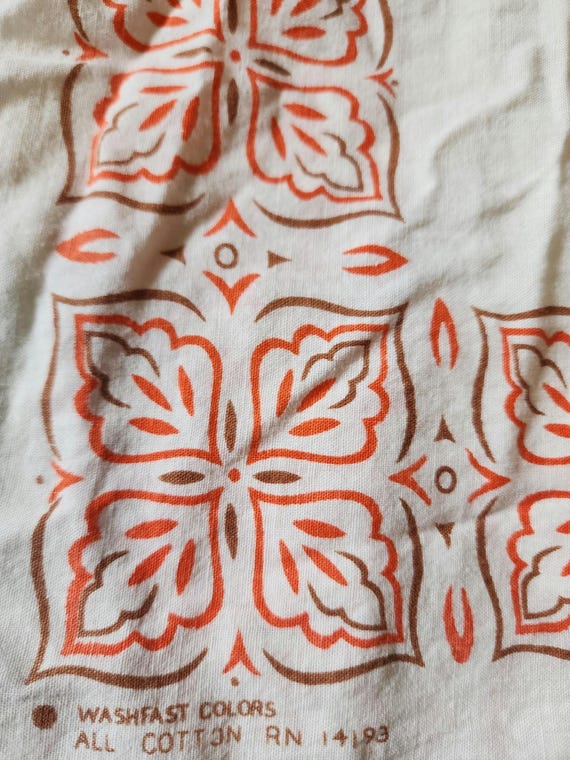 Vintage 60s Washfast Colors Cotton RN 14193 Lot of TWO