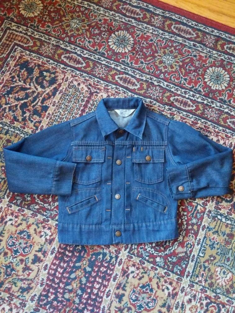 Vintage JCPenney Indigo Super Denim Selvedge Jacket Men's M