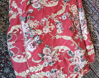 Ralph Lauren Marseilles Queen/Full Duvet Cover Floral Cotton Made in USA