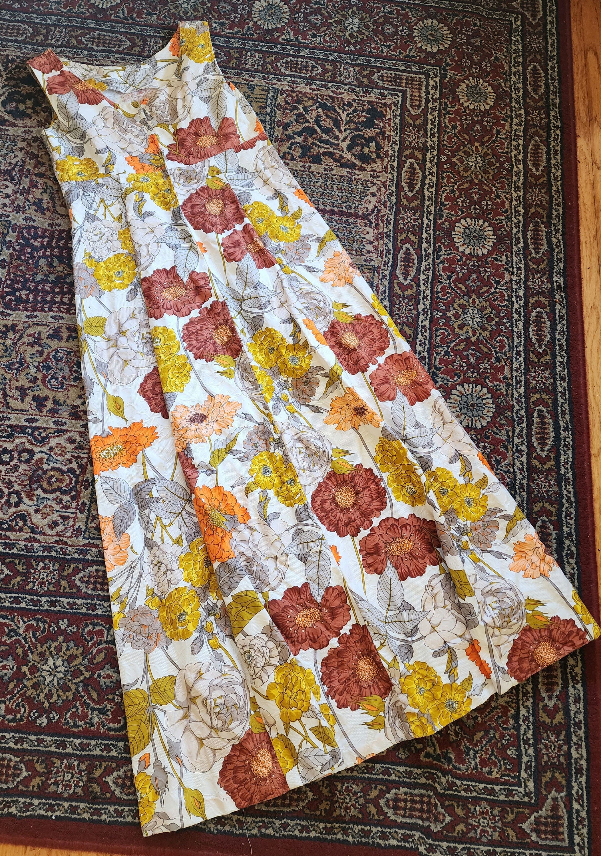 Vintage 60s 70s Karen Ann Hawaiian Maxi Dress Made in Hawaii - Etsy