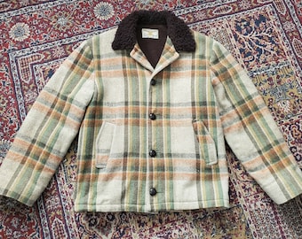 Filson Wool Hunting Jacket, Charcoal Gray Moleskin Lined, Y2K