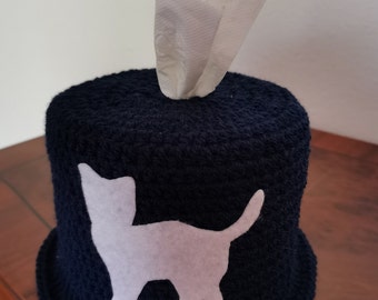 Cat toilet hat - as a paper dispenser for toilet paper Hat with cat