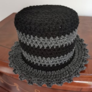 Klohut toilet hat toilet paper hat black/grey